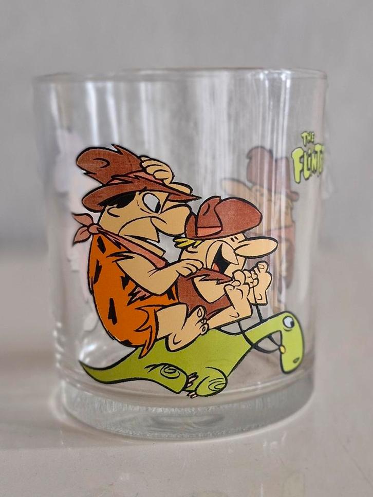 Glas Penotti The Flinstones, Verzamelen, Glas en Borrelglaasjes, Zo goed als nieuw, Ophalen of Verzenden