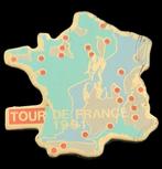 Tour de France 1991 pin met landkaart, Verzamelen, Verzenden, Nieuw, Sport, Speldje of Pin