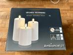 Led kaarsen set van 3 2x, Huis en Inrichting, Woonaccessoires | Kandelaars en Kaarsen, Ophalen, Zo goed als nieuw
