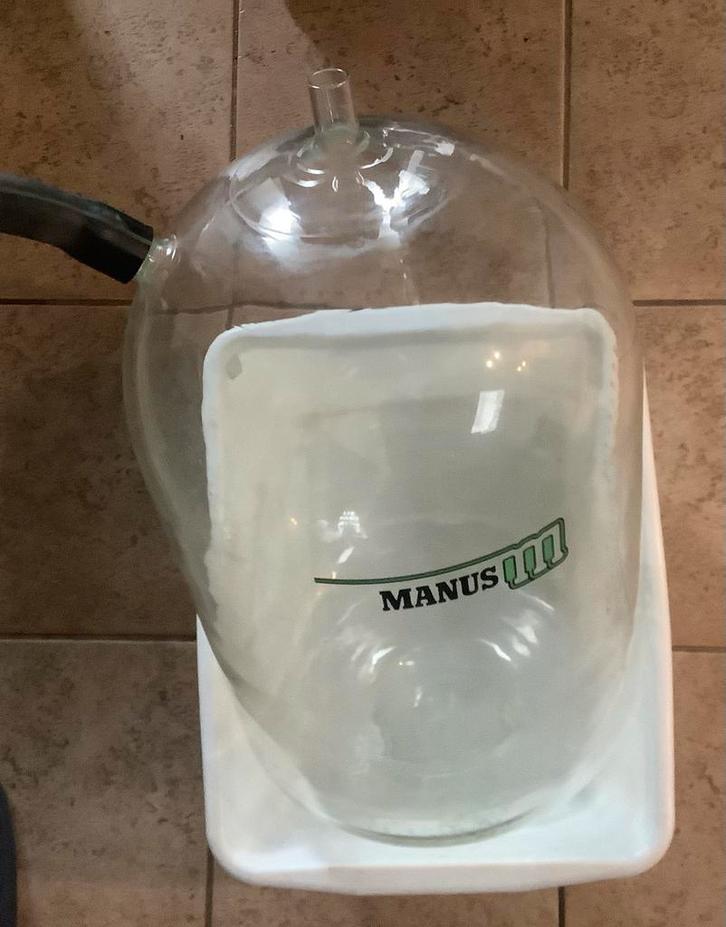 Manus melkglas, Antiek en Kunst, Antiek | Lampen, Ophalen