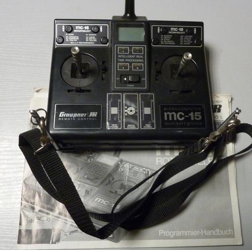 Graupner MC-15 35mHz FM  met pult ophanging., Hobby en Vrije tijd, Modelbouw | Radiografisch | Overige, Gebruikt, Ophalen of Verzenden