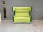 2 x Akoestische treinbank Ahrend Loungescape - groen, Huis en Inrichting, Ophalen, Gebruikt