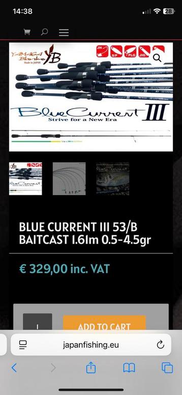 Yamaga blanks blue current beschikbaar voor biedingen