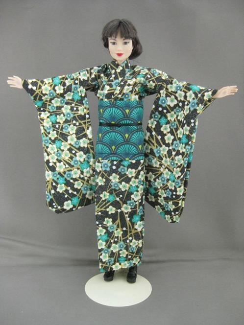 Barbie kleding / Kleertjes Kukan Kimono, Kinderen en Baby's, Speelgoed | Poppen, Nieuw, Barbie, Verzenden