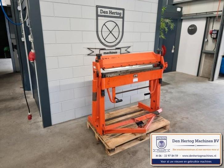 HM zetbank 1020x2mm met voetklemming gebruikte zetbanken, Doe-het-zelf en Verbouw, Gereedschap | Overige machines, Gebruikt, Ophalen