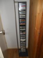 prachtig cd rek  met deur 1.45 hoog, Ophalen, Zo goed als nieuw, Metaal, Cd's