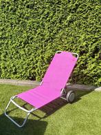 Strandstoelen, 2 stuks, merk Fiam, Tuin en Terras, Ligbedden, Ophalen, Zo goed als nieuw, Aluminium