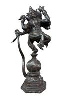 Bronzen beeld ganesha op een slang, Ophalen, Brons