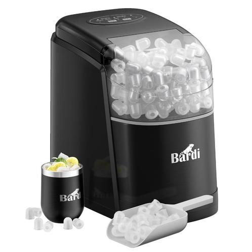 Bardi Deluxe Ijsblokjesmachine 1,6 Liter met Thermosbeker, Witgoed en Apparatuur, IJsmachines, Nieuw, Zelfvriezend, Verzenden