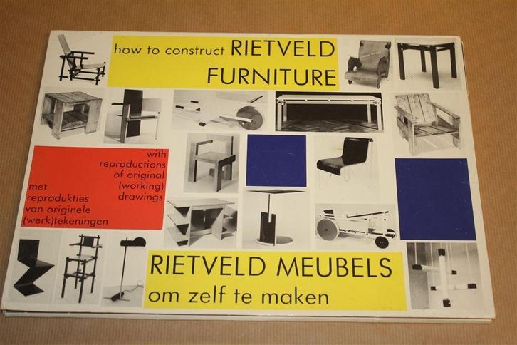 Rietveld meubels om zelf te maken !!, Boeken, Kunst en Cultuur | Fotografie en Design, Gelezen, Overige onderwerpen, Ophalen of Verzenden