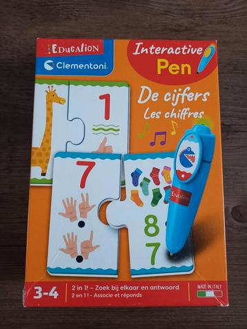 Cijfer spel met pen inclusief geluid  beschikbaar voor biedingen