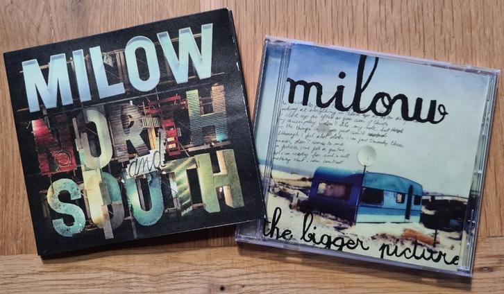 MILOW - The bigger picture & North and south (2x CD), Cd's en Dvd's, Cd's | Rock, Zo goed als nieuw, Singer-songwriter, Ophalen of Verzenden