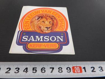 sticker SAMSON een leeuw van een shag  Kerf-Vers  beschikbaar voor biedingen