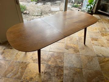 Vintage ronde eettafel | Uitschuifbaar beschikbaar voor biedingen