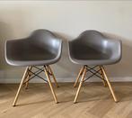 Replica Eames DAW Stoel - Taupe/Grijs, Huis en Inrichting, Stoelen, Ophalen, Kunststof, Gebruikt, Eén