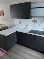 Keuken met inductieplaat & oven - Zelf demonteren, Huis en Inrichting, Keuken | Complete keukens, Ophalen, Gebruikt, Overige kleuren