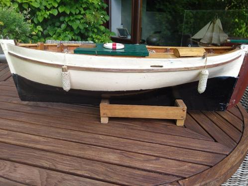 grote houten vissloep, Hobby en Vrije tijd, Modelbouw | Boten en Schepen, Gebruikt, Groter dan 1:32, Overige merken, Ophalen of Verzenden