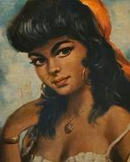 Vintage Tonio print Zigeunerin, Ophalen