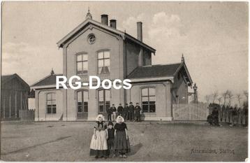 Ansichtkaart - Briefkaart Trein Station Arnemuiden (1915) beschikbaar voor biedingen