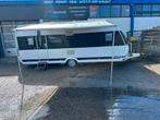 Hobby 560 KMFE-2015-met stapelbed, Airco, mover, douche,WC!!, Caravans en Kamperen, Caravans, Bedrijf, 5 tot 6 meter, Rondzit