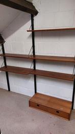 Wandsysteem van Teeffelen mid century 60er retro, Ophalen, Mid century, Teakhout, 50 tot 100 cm