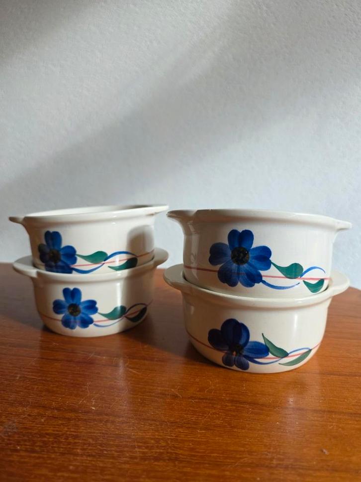 Vintage VEB Steingut DDR Soepkommen, Huis en Inrichting, Woonaccessoires | Schalen en Manden, Rond, Ophalen of Verzenden