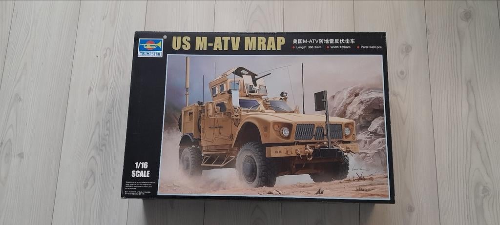 1/16 US M-ATV MRAP, Hobby en Vrije tijd, Modelbouw | Auto's en Voertuigen, Ophalen of Verzenden, Nieuw, Groter dan 1:32, Overige merken