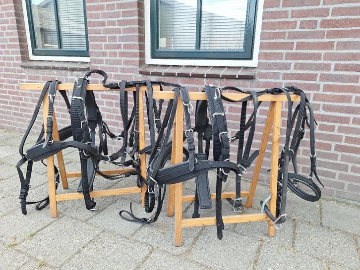 Tweespan webtech tuig, Dieren en Toebehoren, Paarden en Pony's | Hoofdstellen en Tuigage, Zo goed als nieuw, Overige soorten, Ophalen of Verzenden