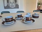 Vintage koffieservies van Rorstrand Isolde Zweden, Ophalen, Gebruikt, Overige stijlen, Kop(pen) en/of Schotel(s)