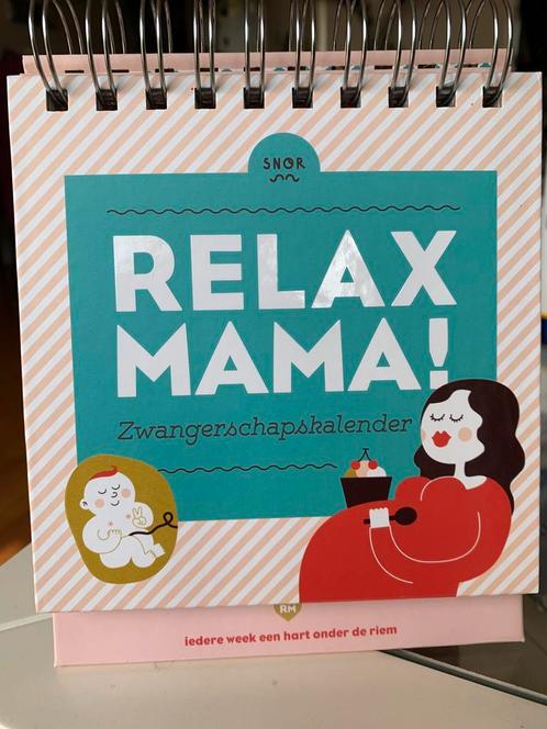 Relax Mama! Zwangerschapskalender, leuk kadootje!, als nw!, Boeken, Zwangerschap en Opvoeding, Zo goed als nieuw, Zwangerschap en Bevalling