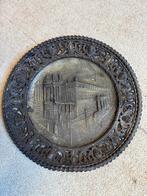 Antiek Tinnen Bord het Paleis voor Volksvlijt 1864, Antiek en Kunst, Antiek | Wandborden en Tegels, Ophalen of Verzenden
