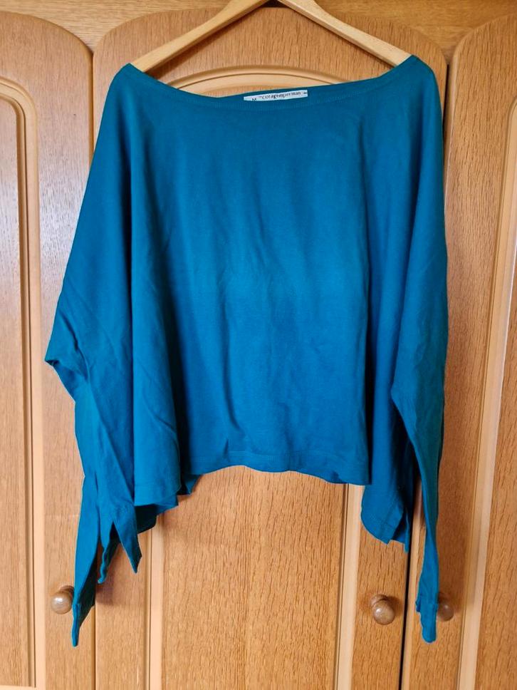 Cora Kemperman Groen Shirt Maat M, Kleding | Dames, T-shirts, Gedragen, Maat 38/40 (M), Groen, Lange mouw, Ophalen of Verzenden
