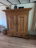 Massief eiken kroonkast kast, Antiek en Kunst, Antiek | Meubels | Kasten, Ophalen