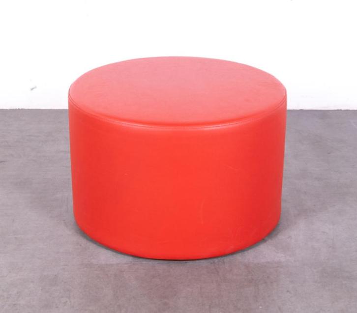 Poef Pedrali 65cm rond (7stuks), Huis en Inrichting, Banken | Voetenbanken en Poefen, Gebruikt, Minder dan 50 cm, Minder dan 50 cm