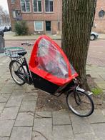 Cargo Bike, Fietsen en Brommers, Fietsen | Bakfietsen, Gebruikt, Huif, 1 kind, Ophalen