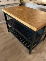 Ikea Vadholma Keukeneiland, Huis en Inrichting, Keuken | Keukenelementen, Ophalen, Zwart, 50 tot 100 cm, Zo goed als nieuw