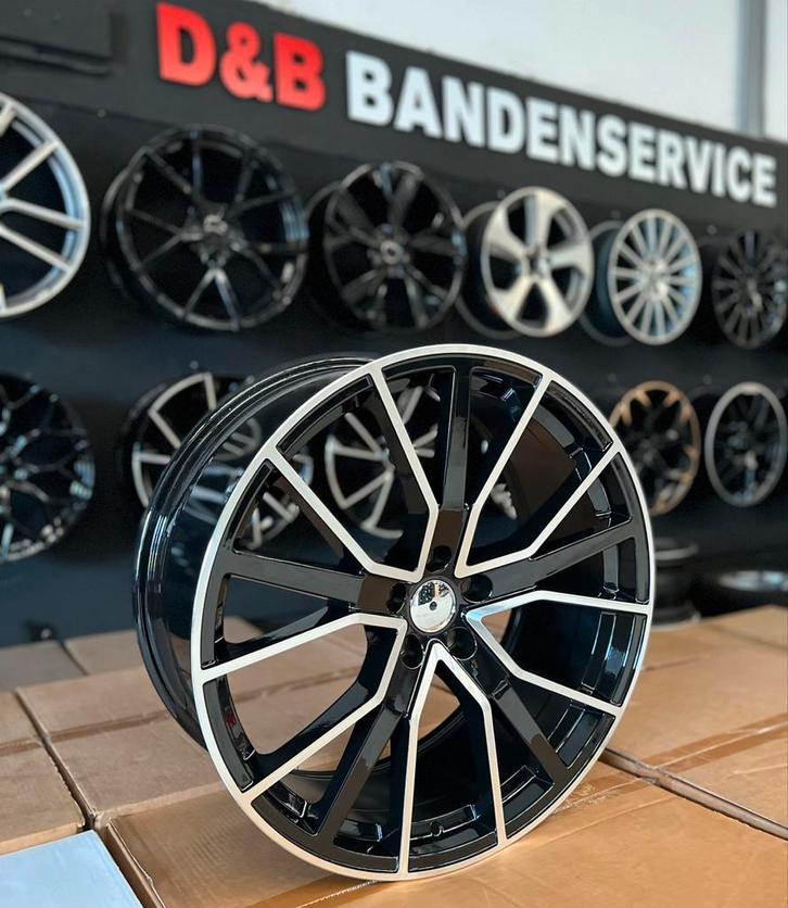 21 22 inch rs6 look velgen 5x112 audi a6 a7 a8 q3 q5 q7 q8, Auto-onderdelen, Banden en Velgen, Velg(en), 21 inch, 255 mm, Personenwagen