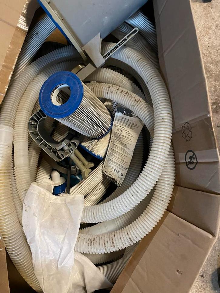 Zwembadfilterpomp zwembad, Tuin en Terras, Zwembaden, Gebruikt, Opzetzwembad, Minder dan 80 cm, 400 cm of meer, Minder dan 200 cm