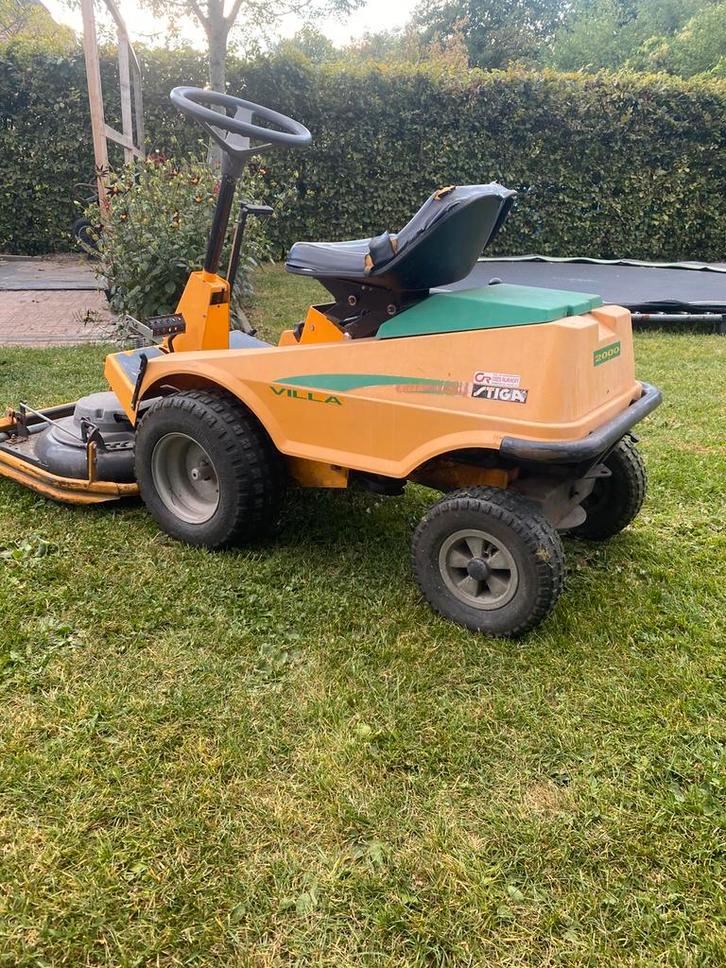 Stiga villa 2000, Tuin en Terras, Grasmaaiers, Gebruikt, Benzine-grasmaaier, 50 cm of meer, Cirkelmaaier, Versnellingen, Ophalen