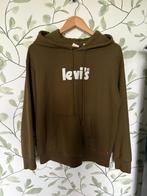 Levi's khaki groene sweater hoodie medium, Maat 38/40 (M), Ophalen of Verzenden, Zo goed als nieuw, Levi’s