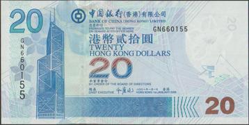 Hong Kong 20 dollars 2008 UNC p.335e (#78) beschikbaar voor biedingen