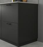 IKEA FÖRBÄTTRA Bedekkingspaneel, mat antraciet, 62x220 cm, Zo goed als nieuw, Minder dan 25 cm, 100 tot 150 cm, Zwart