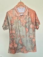 Nieuw poloshirt  met Wereldkaart Print - Maat M, Ophalen of Verzenden, Nieuw, Maat 48/50 (M), Overige kleuren