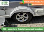 Hobby De Luxe 450 VOORTENT + RONDZIT + VASTBED, Caravans en Kamperen, Hobby, Bedrijf, 6 tot 7 meter, Tot en met 4