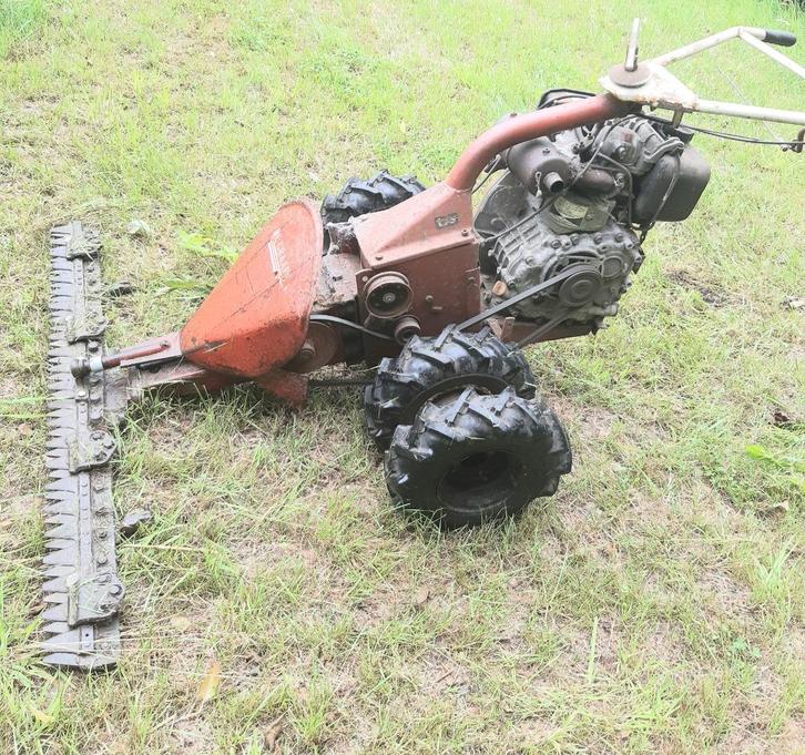 Tielburger T75 balkmaaier, Tuin en Terras, Grasmaaiers, Gebruikt, 50 cm of meer, Balkmaaier, Ophalen