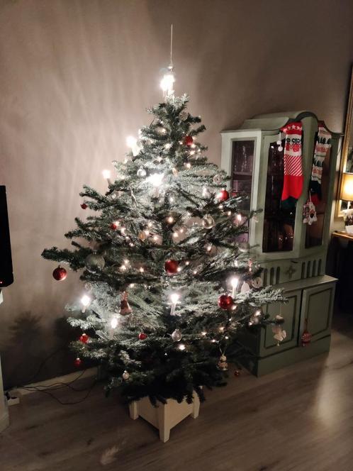Kerstboom met standaard 185cm, Diversen, Kerst, Gebruikt, Ophalen