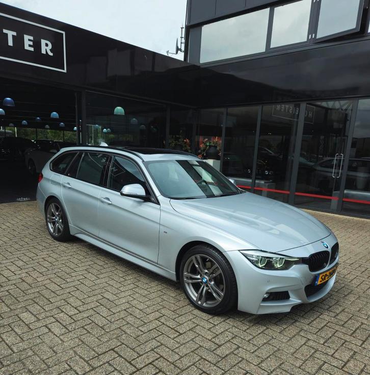 BMW 3-Serie 320i Touring 184pk Aut 2018 Grijs, Auto's, BMW, Particulier, 3-Serie, ABS, Adaptieve lichten, Airbags, Airconditioning