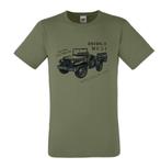 WW2 Dodge WC51 T-shirt, Verzenden, Nieuw, Overige maten, Fruit of the loom