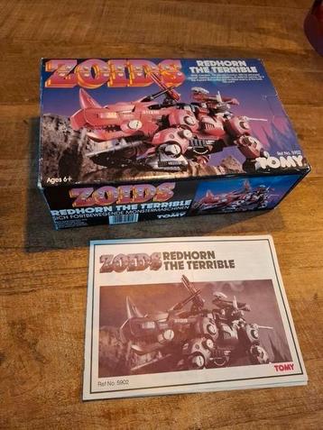 Zoids Redhorn the Terrible doos + bouwbeschrijving. beschikbaar voor biedingen
