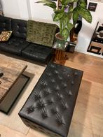 Vintage Retro Hocker Poef, Huis en Inrichting, Banken | Voetenbanken en Poefen, Ophalen, Gebruikt, Rechthoekig, Retro Vintage Bauhaus